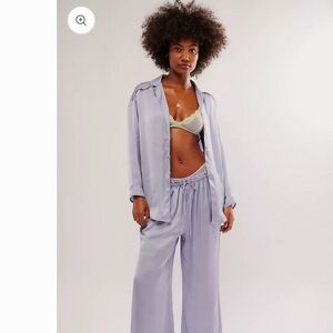 Free People Lavender Pajama Set